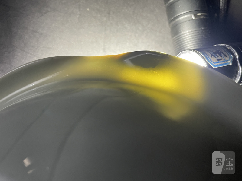 清晚期 青釉荷叶罐一对 - 图27
